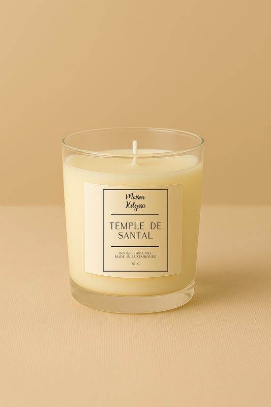 Bougie parfumée - Temple de Santal